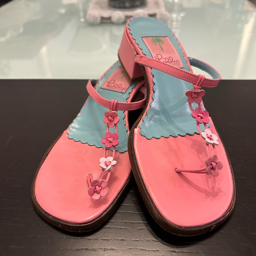 Lilly Pulitzer Pink Sandals